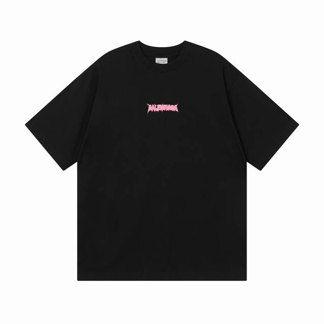 Local Pickup: 200 Balenciaga Short-Sleeve T-Shirt with Embroidered Letters and P