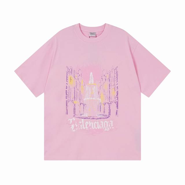 Local Pickup: 170 Balenciaga Place Des Vosges Direct Print Short-Sleeve T-Shirt
