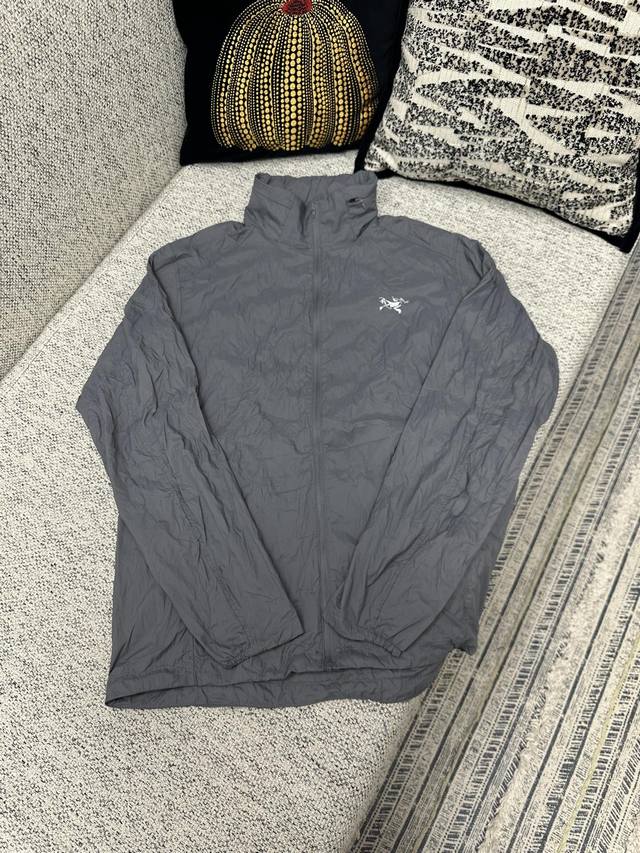 p310 Arcteryx Spring/Summer New Style Windproof Stand Collar Hooded Jacket, Ligh