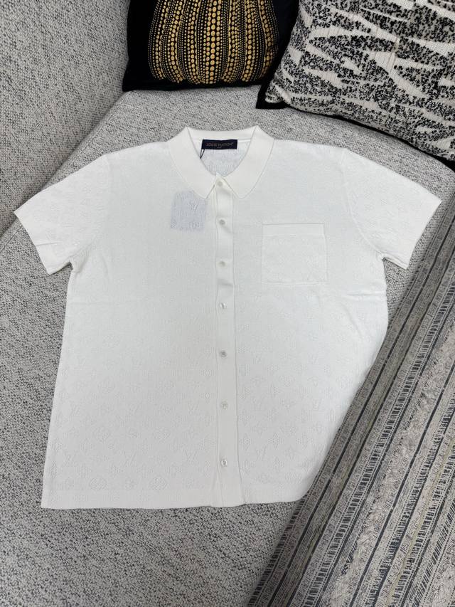 p210 Louis Vuitton 26 popular style restock, openwork all-over print loose knit