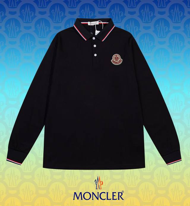 140 New Arrival - Moncler #2025 Early Spring New High-Quality Collared Long-Slee