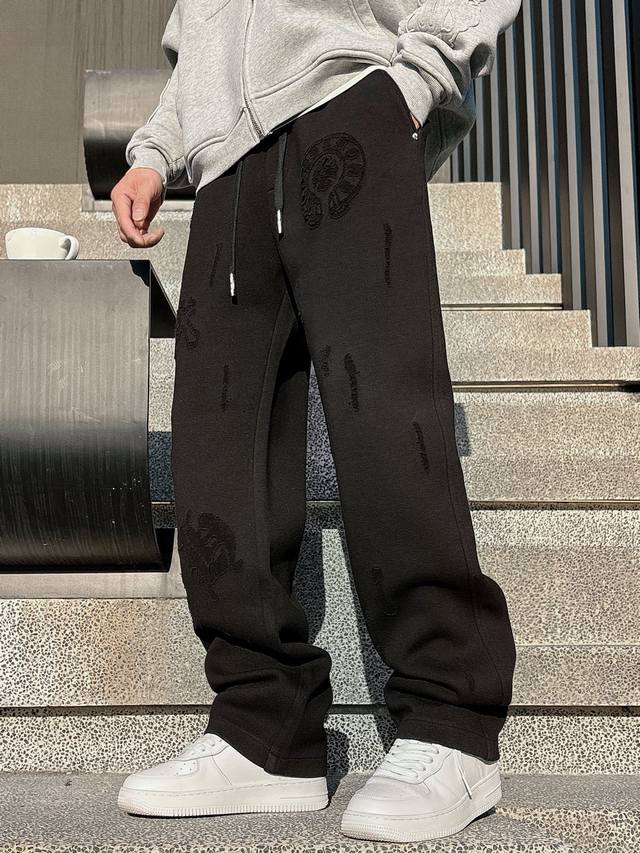 p210 Style No. 20676# Thickened Chrome Hearts Pants New 2025 Autumn/Winter Casua
