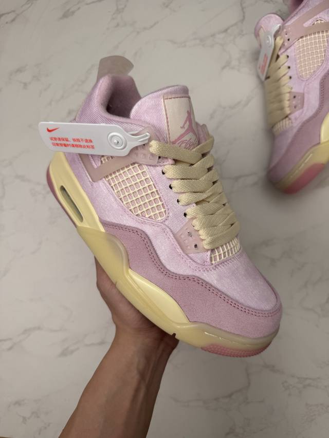 310 Collaboration private sale. Jordan Air Jordan 4 Retro, Pink. Style code Ib67