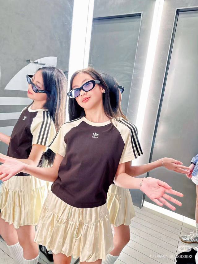 100 New Arrival! Latest Summer 2026 Adidas Originals Color Block Raglan Short T-