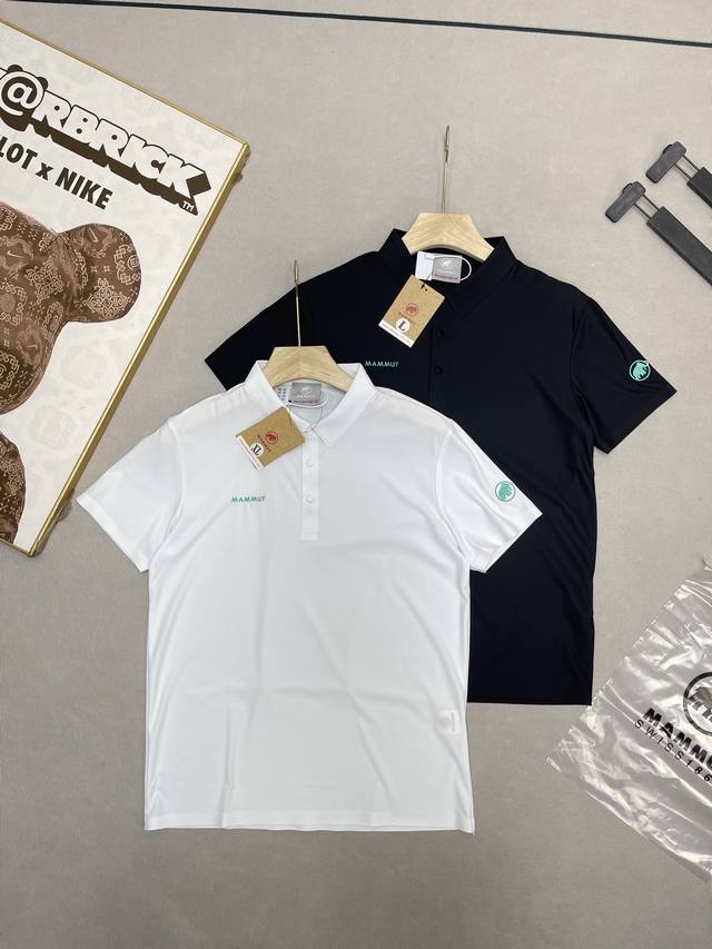 120 Seamless Ice Silk Polo Shirt (Mammut) - Seamless Seam-Sealed Business Casual