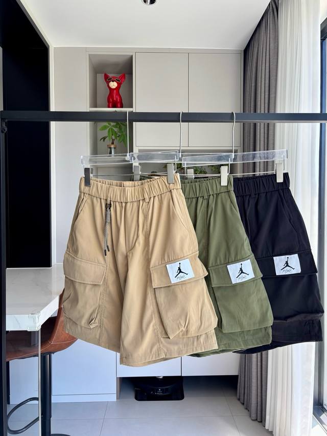 110 Jordan Big Pocket Cargo Shorts Air Jordan Summer New Cargo Style Sports Shor