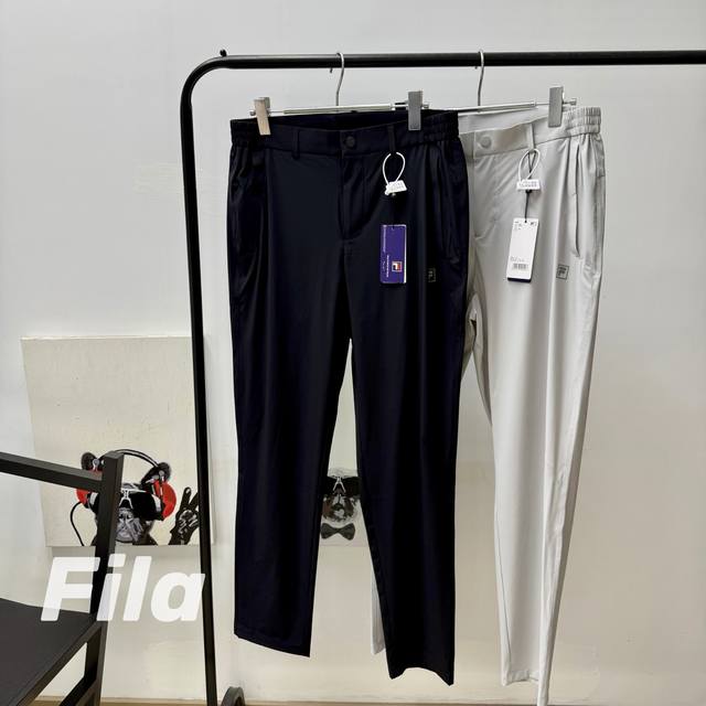 Fila 26 Summer Long Pants 70D Machine Bag Hidden Check High Casual Pants Sports