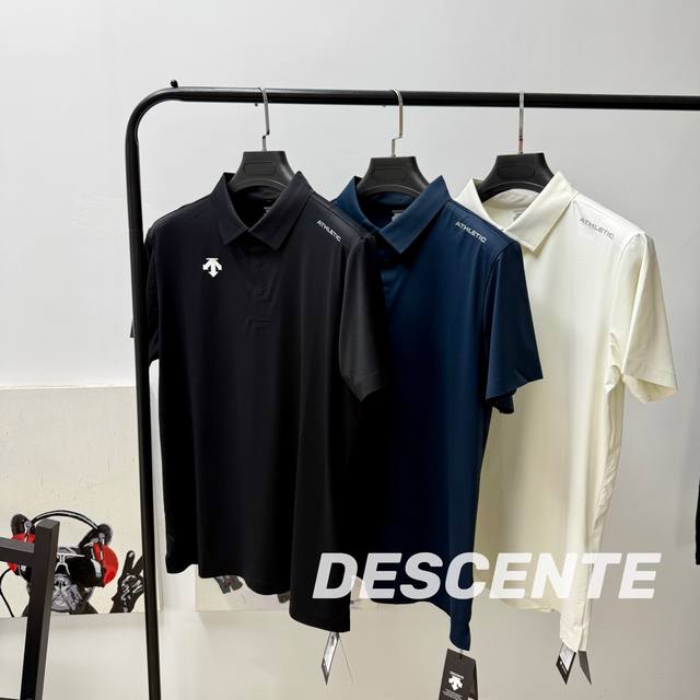 Available in p120 2026 Descente Tough Breathable Sweat-Wicking Men's Short-Sleev
