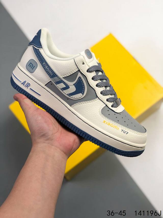 100 真标带半码！ 耐克Nike Air Force 1 Low 空军一号 联名 低帮百搭休闲运动板鞋 柔软、弹性十足的缓震性能和出色的中底设计，横跨复古