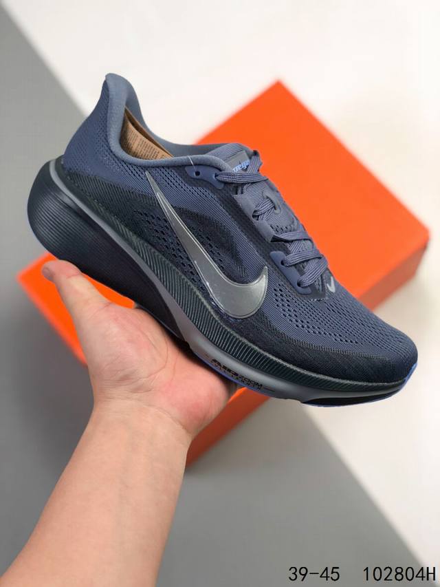 210 公司级带半码！ 耐克Nike Air Zoom pegasus 42 超级飞马涡轮增压马拉松休闲运动慢跑鞋 采用全新双层超轻透气网眼布材质 内里