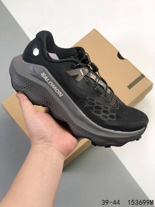 260 公司级！萨洛蒙 Salomon Ultra Glide 4.0 探索者系列 潮流越野机能户外休闲运动跑步鞋 采用透气网布与防护皮革组合鞋面材质