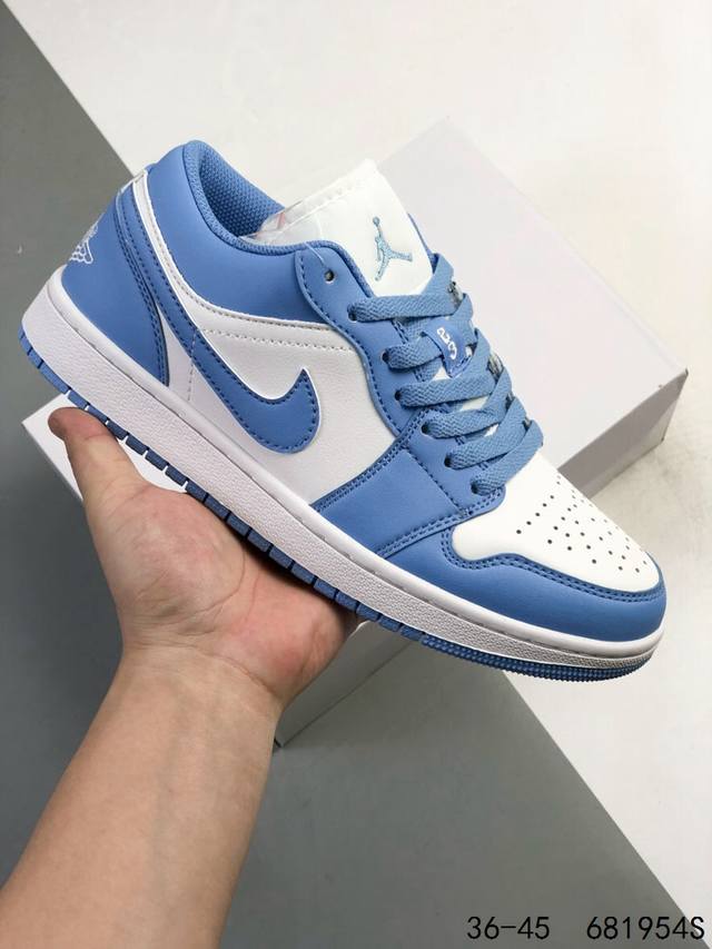 150 真标带半码！ 乔丹Air Jordan 1 Low Aj1 Wh 乔1 低帮复古文化休闲运动篮球鞋。凭借出色的性能和吸睛的外观， Air Jorda