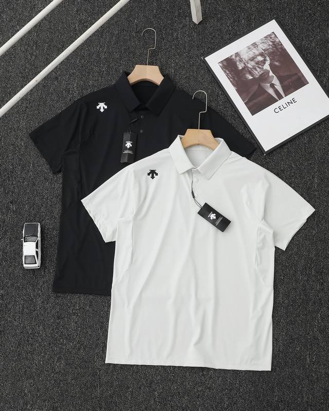 120 Descente 迪桑特Training 男士综训Tough速干短袖polo衫D6231Tps57 原版代工厂p出货，面料做工细节随意对比 颜色：