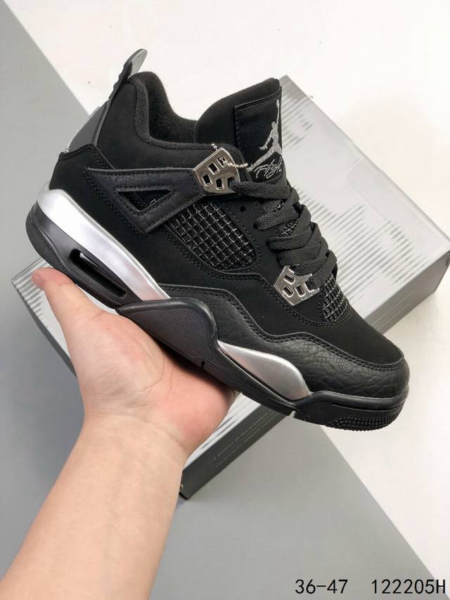 170 真标带半码！ 耐克 Nike Air Jordan 4 Retro Og Aj4 低帮 迈克尔 乔丹Aj4代乔4 复古休闲运动文化篮球鞋。秉承轻量化