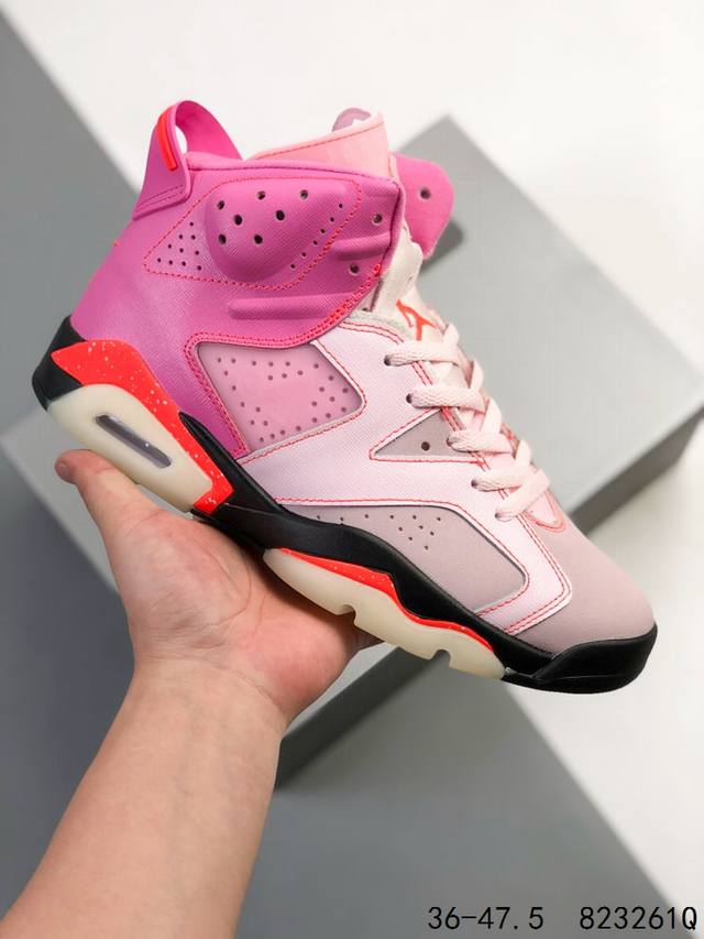 230 耐克乔丹Jordan × Awake Ny Air Jordan 6 舒适贴合 复古篮球鞋 823261Q