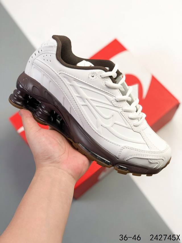200 真标带半码！ 耐克Nike Shox Ride 2 舒适贴合圆柱气垫减震透气跑步鞋 Id：242745X