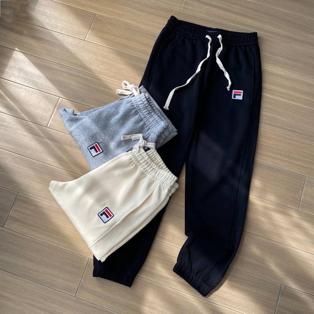p120 Fila Official Sweatpants New Fashionable Loose and Simple Design. The class