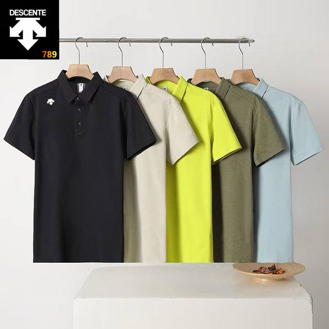 p160 Descente迪桑特硅胶立体2026男休閒polo衫 采用新型面料，郊遊、野營、垂釣、登山、旅行、徒步、自駕游、居家都非常適合。 主要功能：舒
