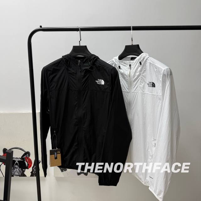 供p230 The North Face 北面情侣款Windwall夏季溯水系列透气皮肤衣男女同款防风防泼溅水防晒服户外运动轻薄外套防风 Upf50+ Dwr防