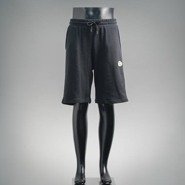本地自取180 Gucci 古驰 经典双G刺绣Logo抽绳短裤 高克重重磅棉针织，触感软糯亲肤，挺括不易皱，久穿不变形 经典抽绳松紧腰头，搭配品牌定制绳头