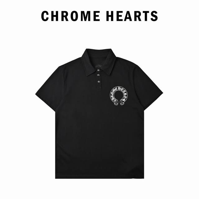 本地自取210 Chromehearts克罗心梵文印花polo衫 酷盖都爱的Chromehearts梵文polo衫 还在苦恼找不到一件能彰显品味的polo