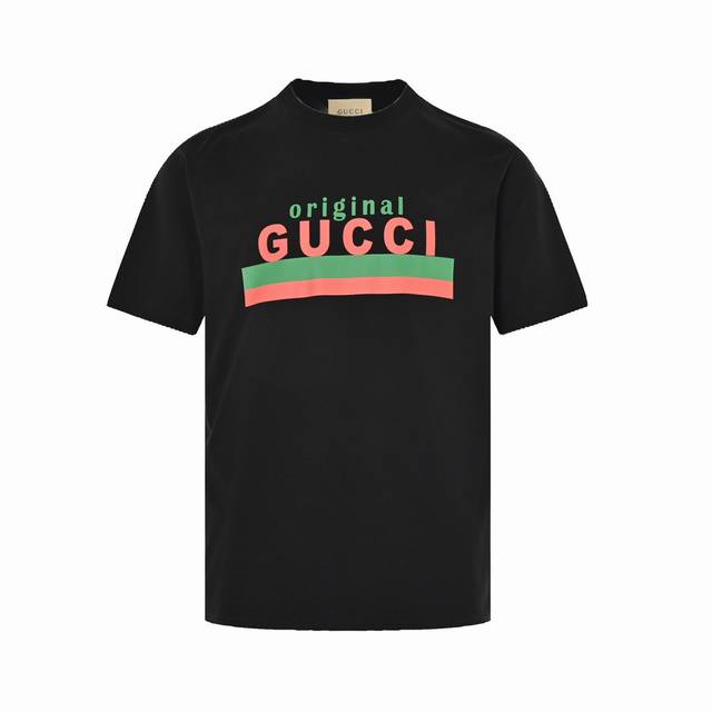 本地自取：140 Gucci 古驰 经典红绿字母印花短袖 印花：印花材料采用安全环保无毒婴儿认证的发泡材料；印花轮廓清晰干净，有康丽机器出来的质感；如果衣服