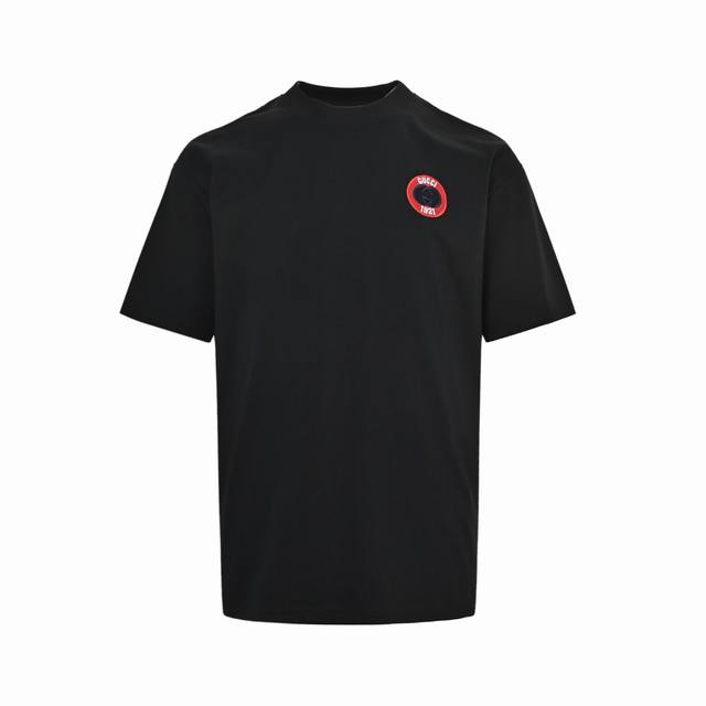 本地自取：160 Gucci 古驰 26Ss 1921徽标刺绣短袖 购入原版开发！整衣重工高端刺绣不起皱！区别于市面通货垃圾版本！面料采用320克重纯棉，定
