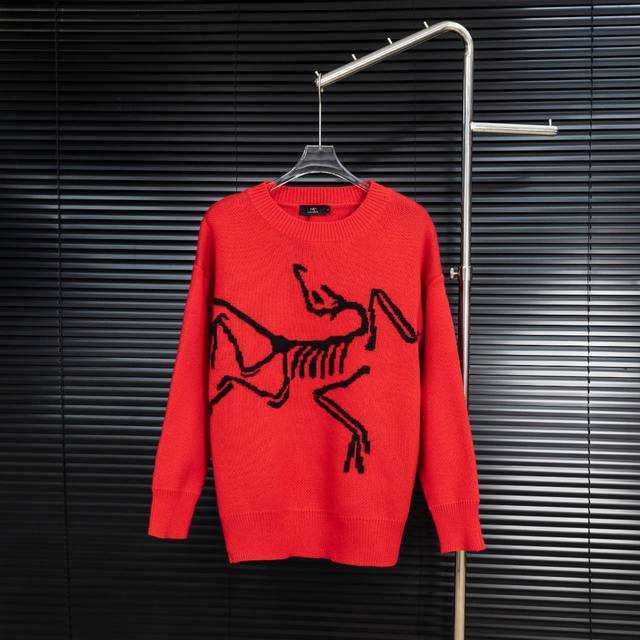 190 Style: Arc'teryx Classic Logo Knit Sweater Size: S-XL Fabric: Wool Blend Acc
