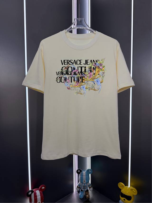 p80 独家背景供货 支持来图一件定做 Valentino*华伦天奴 印花圆领短袖T恤短袖 颜色：黑色，白色，杏色，红色，烟灰色 尺码：Xs-S-M-L货