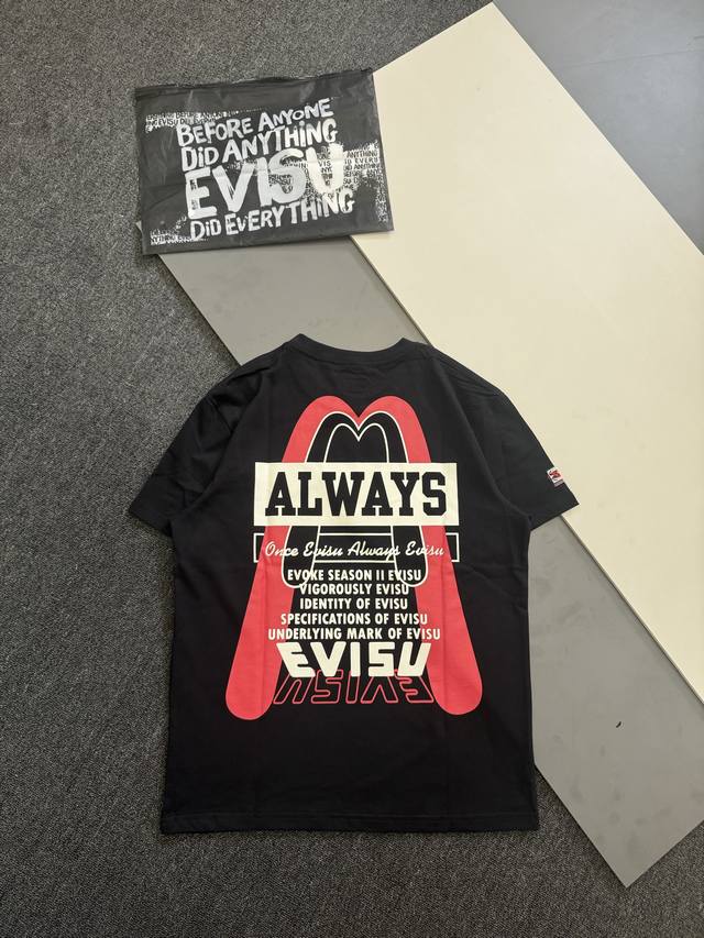 p70Evisu福神冠军联名系列刺绣印花短袖T恤 尺码S- Xxl 颜色:红 黑 白 p70Evisu福神冠军联名系列刺绣印花短袖T恤 尺码S- Xxl 颜色:红 黑 白