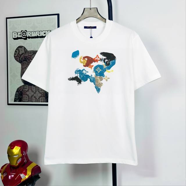 p90 Style Number: Mk88 Louis Vuitton Graffiti Heart Short-Sleeve T-Shirt Splatte