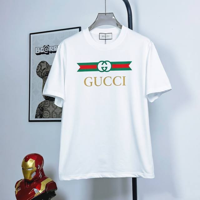 p90 Style Number: Mk29 Gucci Oversized Logo Printed Classic Short-Sleeve T-Shirt