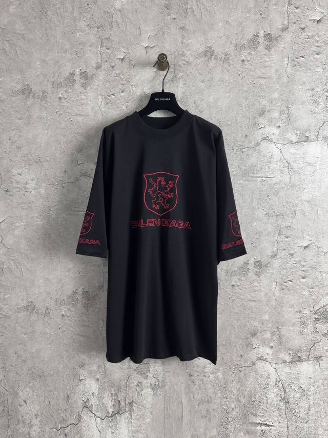 Balenciaga Manchester United collaboration embroidered short-sleeved T-shirt p90