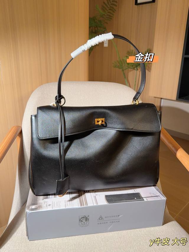 420 牛皮 大号 Balenciaga巴黎世家 新品Rodeo手提包～托特包～单肩斜挎～ 尺寸40×26×12 礼盒包装Y