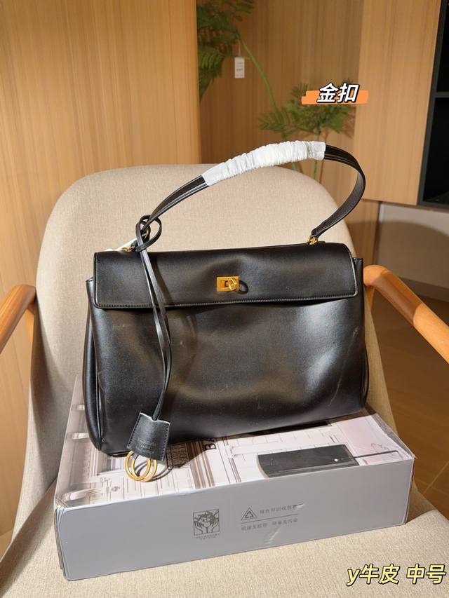 400 牛皮 中号 Balenciaga巴黎世家 新品Rodeo手提包～托特包～单肩斜挎～ 尺寸35×21×10 礼盒包装Y