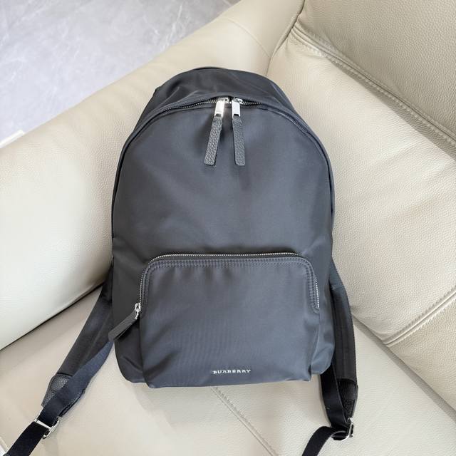p730 Top-quality original replica, Burberry leather-trimmed backpack with a simp