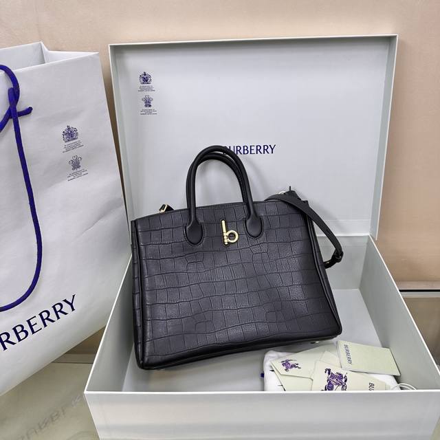 p1180 Top-tier original quality, Burberry's latest soft and structured tote bag,