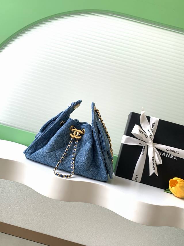 p1370 26A Bag, Denim New Blue Cat Mini Size, Chanel Hobo Shoulder Bag, Hippie Sh