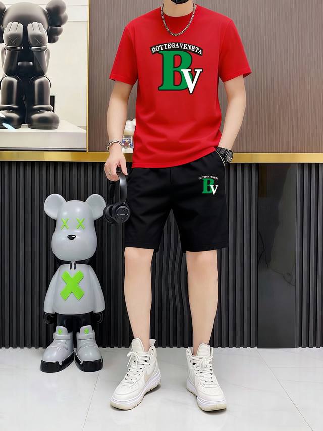 (straight p160) Brand: Bv 2026 New Men's Short-Sleeve and Shorts Set! Officially (straight p160) Brand: Bv 2026 New Men's Short-Sleeve and Shorts Set! Officially