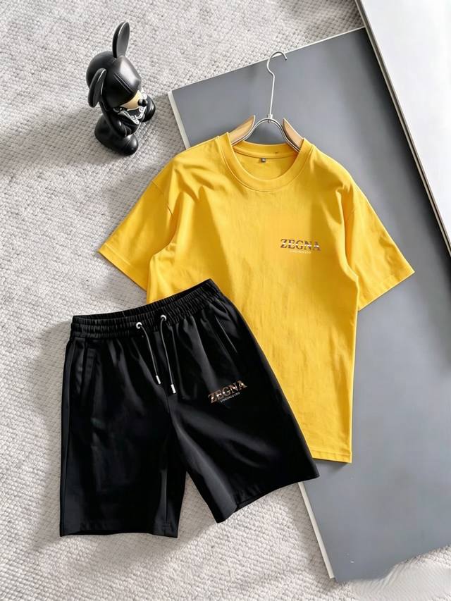 (Straight p160) Brand: Zegna 2026 New Men's Short-Sleeve and Shorts Set! Sold si (Straight p160) Brand: Zegna 2026 New Men's Short-Sleeve and Shorts Set! Sold si