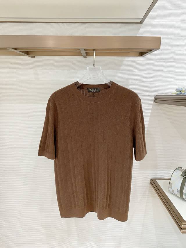 Loro Piana selects the finest quality wool. This crew neck sweater undergoes a s Loro Piana selects the finest quality wool. This crew neck sweater undergoes a s