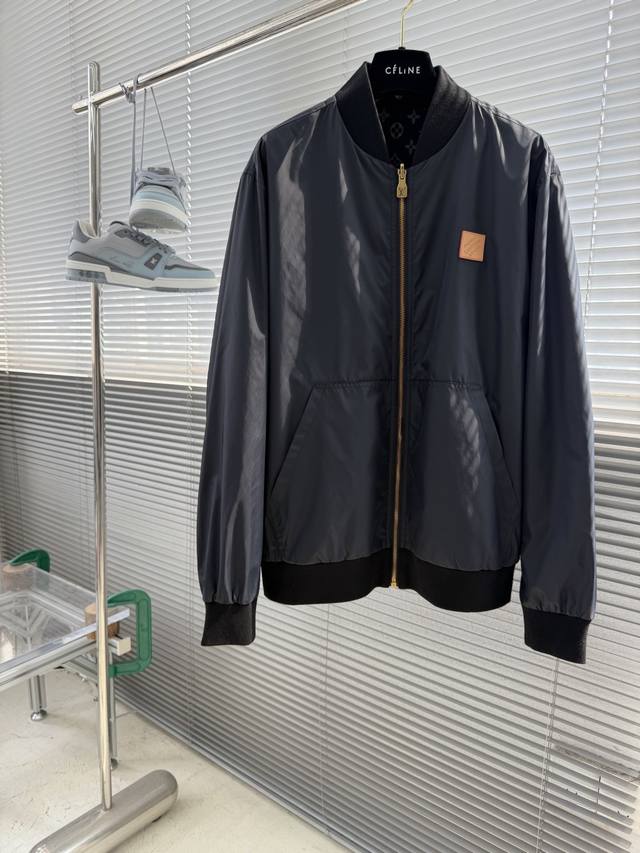 p610 - Louis Vuitton 26Ss New Monogram Pattern Double-Sided Fleece Bomber Jacket p610 - Louis Vuitton 26Ss New Monogram Pattern Double-Sided Fleece Bomber Jacket