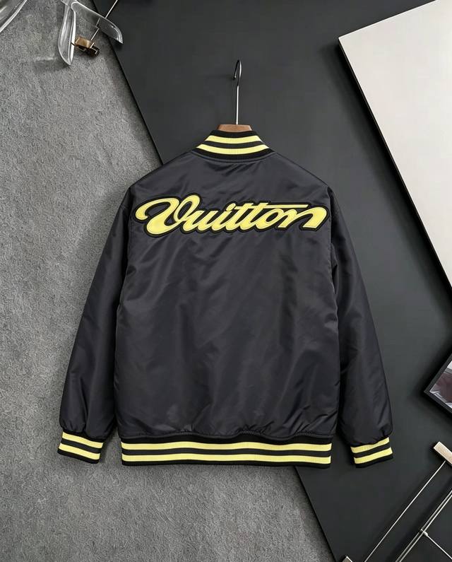 #pgp320 Letter Pattern Patchwork Loose Long-Sleeved Baseball Jacket Original Ver #pgp320 Letter Pattern Patchwork Loose Long-Sleeved Baseball Jacket Original Ver