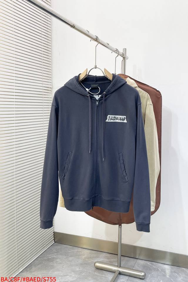 p310 S755 Balenciaga Oversized Plastisol Printed Terry Hoodie . Made with 420g w