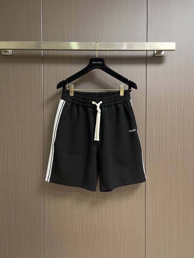 180 Celine 2026 Spring/Summer Sports Shorts, classic webbing design, 56 imported