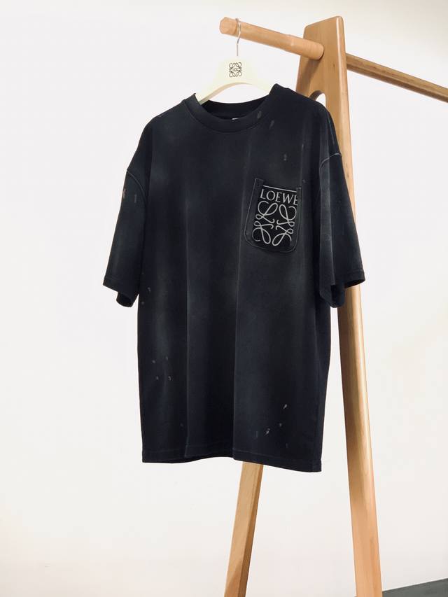 p270 Loewe 2026 Spring/Summer New Arrival Heavyweight Distressed Splatter-Paint