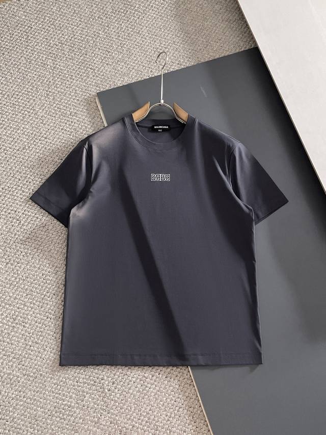 310 Balenciaga 2026 Spring/Summer New Men's Crew Neck Short-Sleeve T-Shirt, a hi