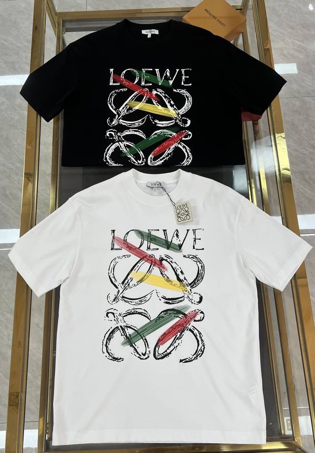 p230 Loewe 2026 Spring/Summer High-End Custom T-Shirt Core Fabric: Peruvian impo