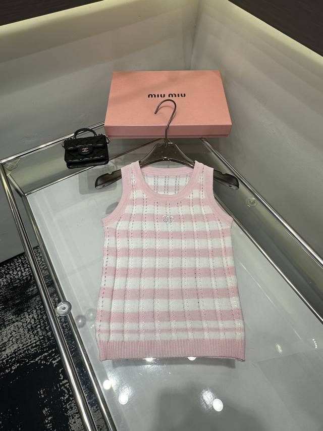 Real photos of bulk orders. New arrival 140 Style number: 23715 Chanel striped e
