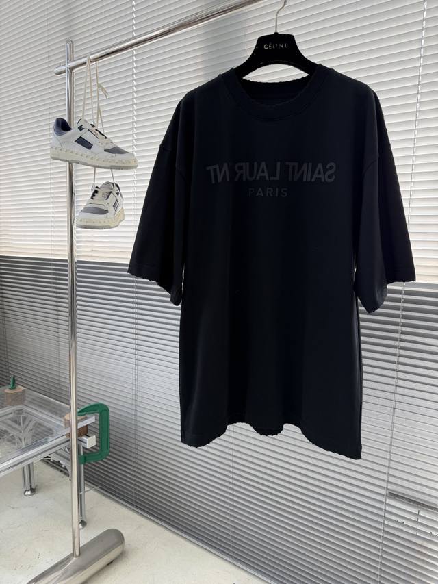 p230 High-quality YSL Spring/Summer 2026 new arrival, loose fit short-sleeved T-